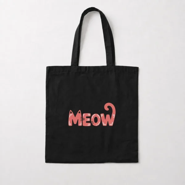 توت بگ گربه طرح تایپوگرافی Meow کد po7985
