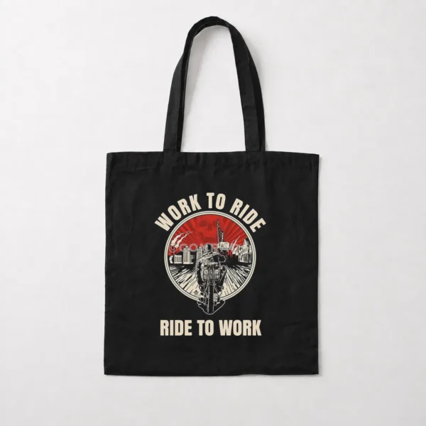 توت بگ موتورسواری طرح Work to Ride کد po8121
