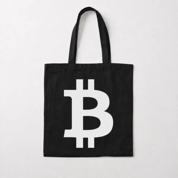 توت بگ بیت‌کوین طرح لوگوی مینیمال (Bitcoin) کد po815