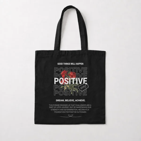 توت بگ انگیزشی طرح Positive Thinking کد po854