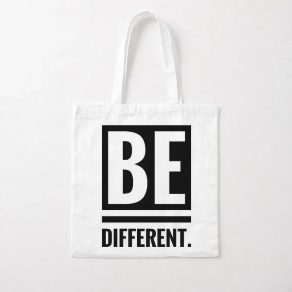 توت بگ انگیزشی تایپوگرافی Be Different کد po872