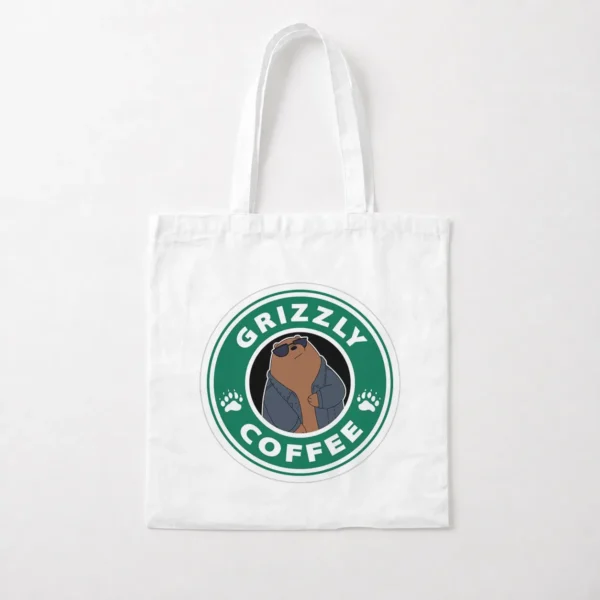 توت بگ خرس گریزلی طرح قهوه (Grizzly Coffee) کد po903