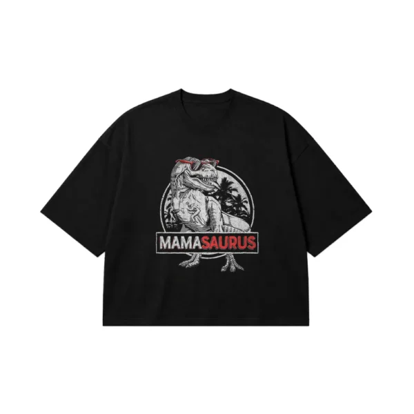 تیشرت باکسی طرح دایناسور تی رکس ماماساروس (Mamasaurus T-Rex) کد 10134