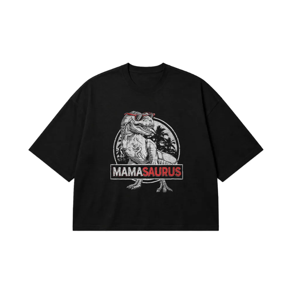 تیشرت باکسی طرح دایناسور تی رکس ماماساروس (Mamasaurus T-Rex) کد 10134