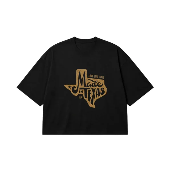 تیشرت باکسی تگزاس طرح Made in Texas کد 10305