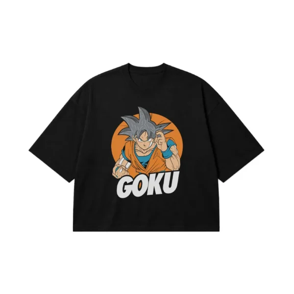 تیشرت باکسی انیمه دراگون بال طرح گوکو (Goku) کد 10405