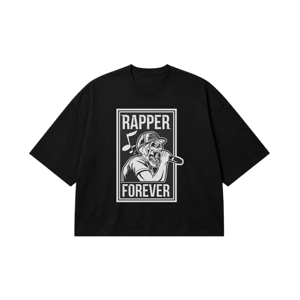 تیشرت باکسی رپر طرح Rapper Forever کد 10582