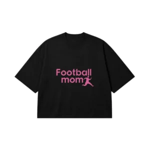 تیشرت باکسی فوتبال طرح Football Mom کد 10772