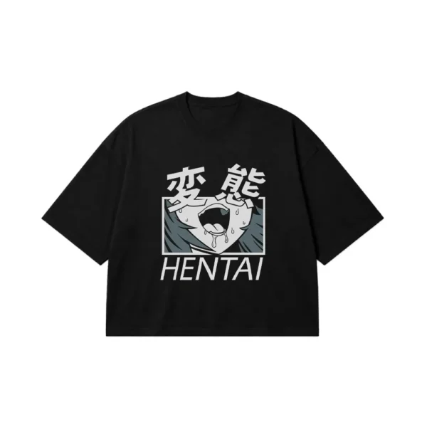 تیشرت باکسی انیمه طرح Hentai کد 10931