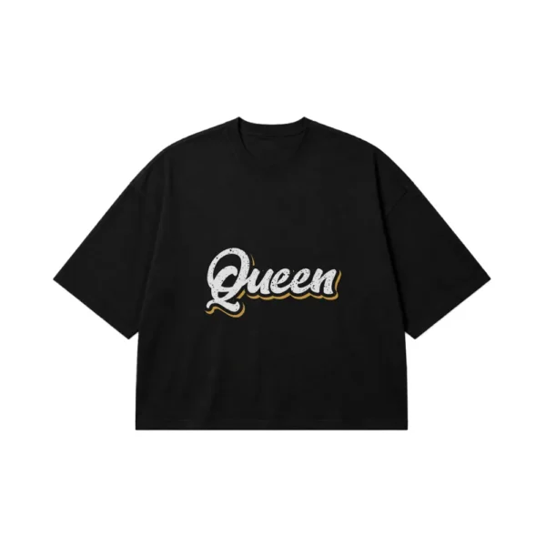 تیشرت باکسی طرح Queen کد 11033