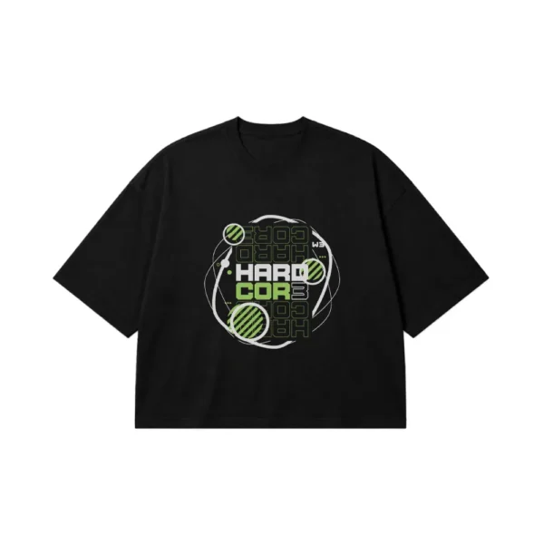 تیشرت باکسی طرح Hardcore کد 11160