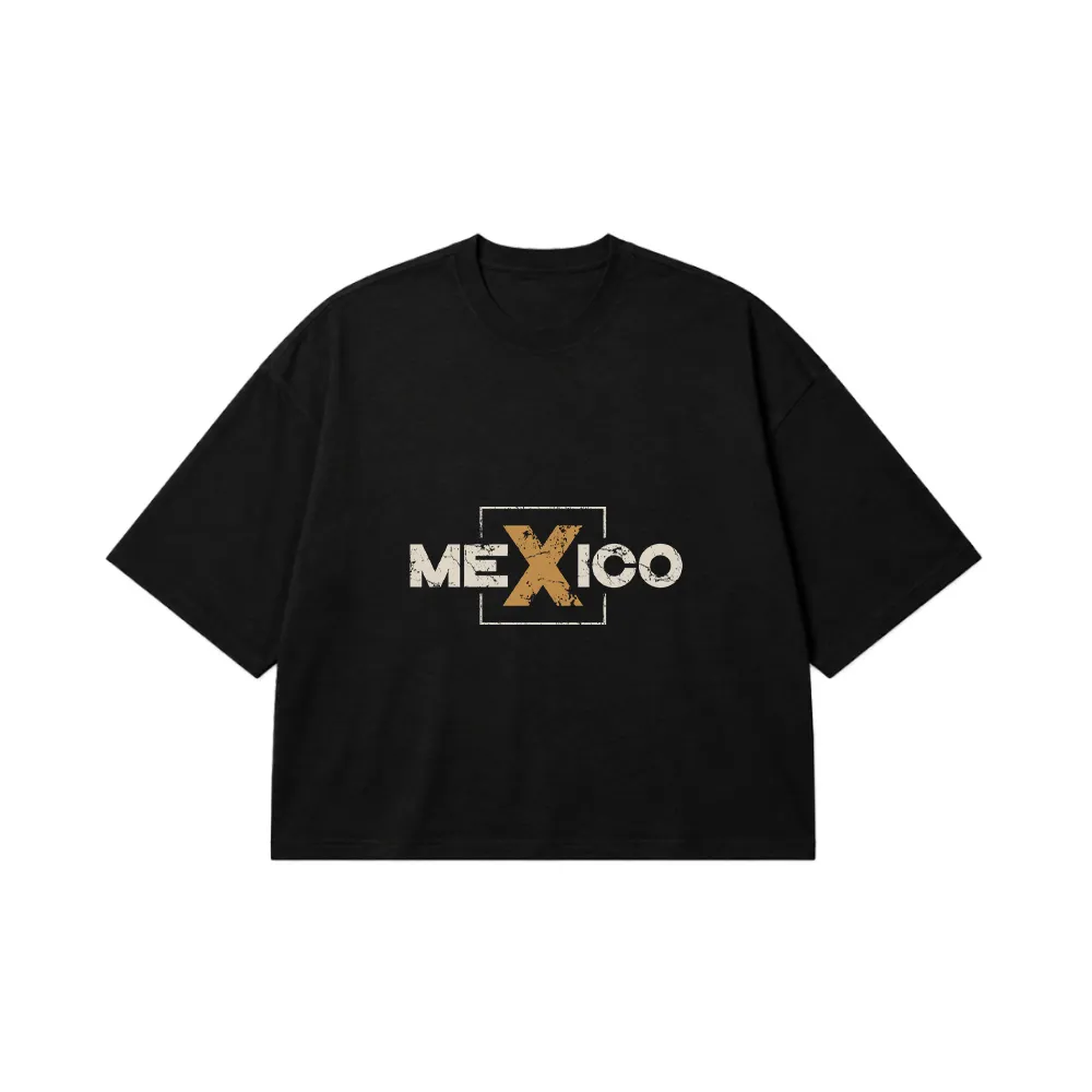 تیشرت باکسی مکزیک طرح تایپوگرافی (Mexico) کد 11170