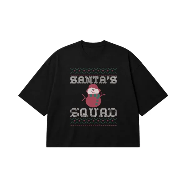 تیشرت باکسی کریسمس طرح Santa’s Saws کد 11187
