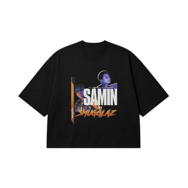 تیشرت باکسی هیپ‌هاپ طرح Samin by Smugglaz کد 1139