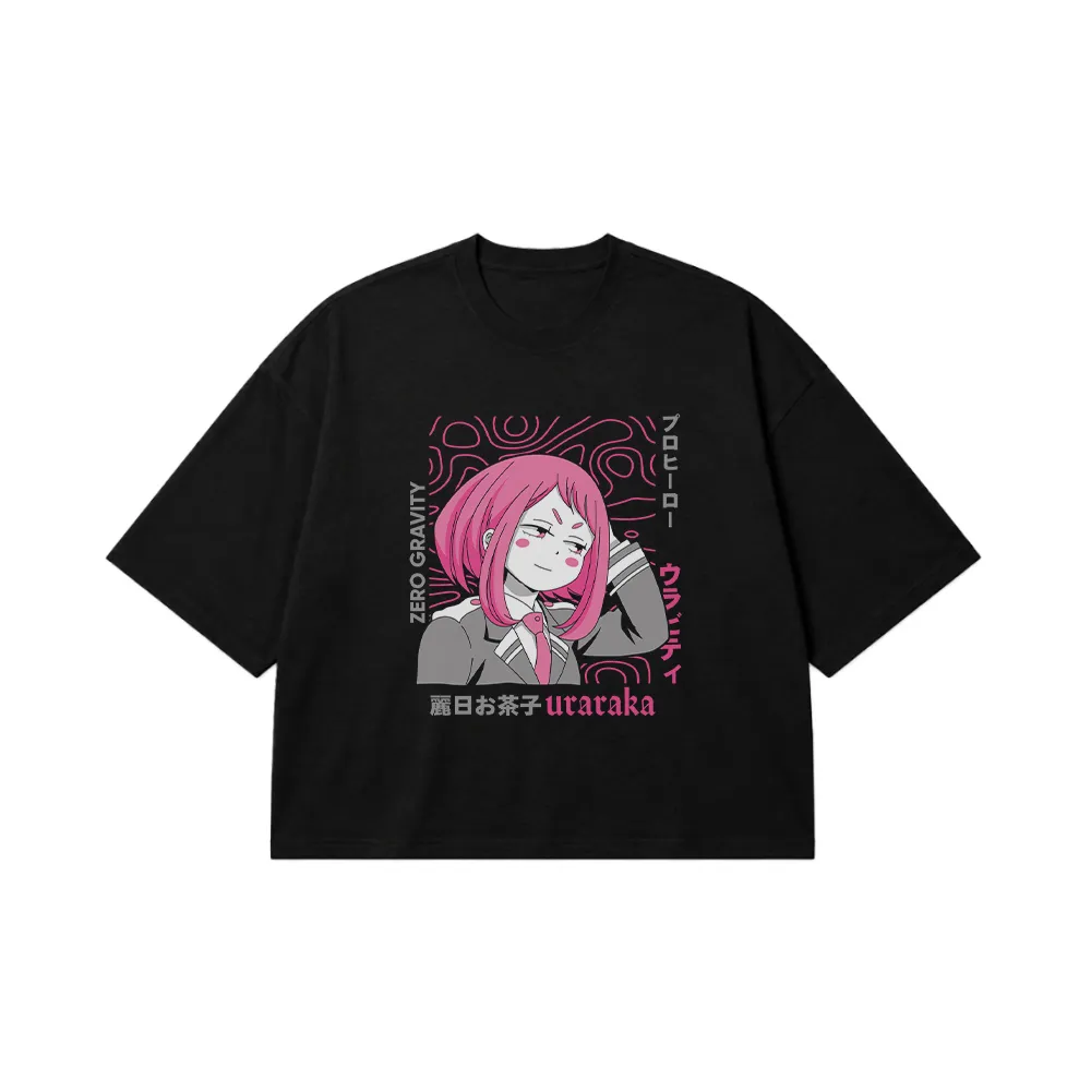 تیشرت باکسی انیمه My Hero Academia طرح اوراراکا کد 11532