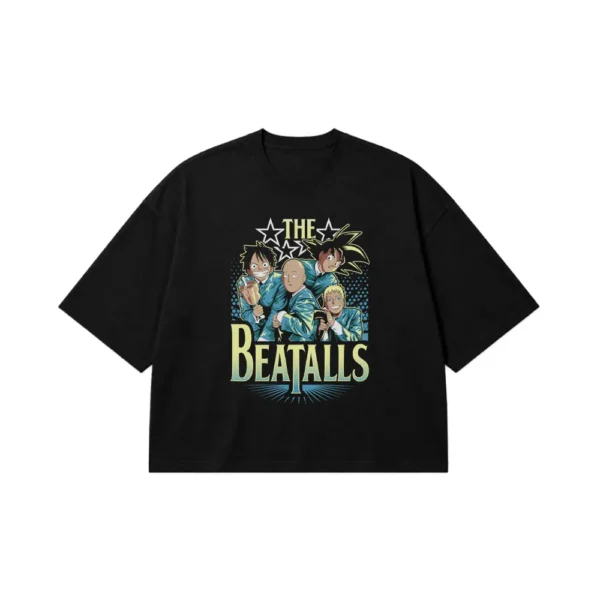 تیشرت باکسی انیمه وان پیس طرح The Beatalls (One Piece) کد 11932