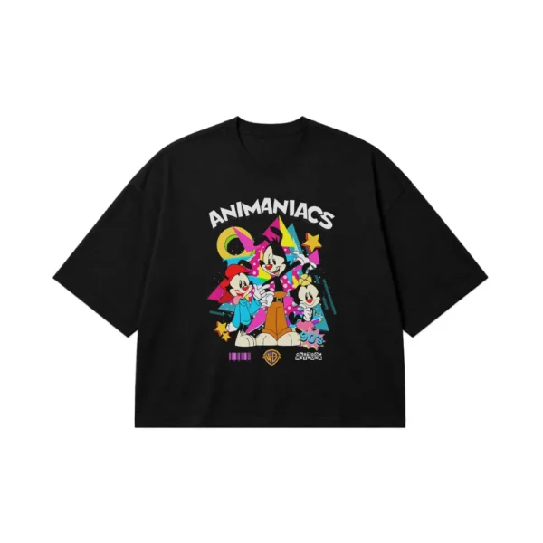 تیشرت باکسی کارتون Animaniacs طرح ۹۰s رنگارنگ (Animaniacs 90s) کد 12445