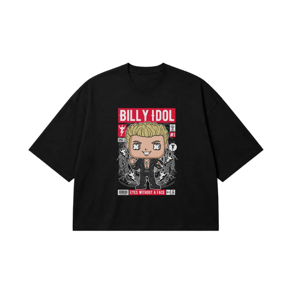 تیشرت باکسی بیلی آیدل طرح کارتونی (Billy Idol) کد 13453