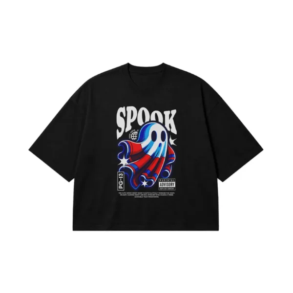 تیشرت باکسی جمجمه طرح Spook استریت‌ویر کد 13635