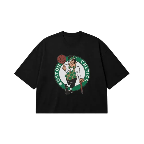 تیشرت باکسی بسکتبال طرح بوستون سلتیکس (Boston Celtics) کد 13683