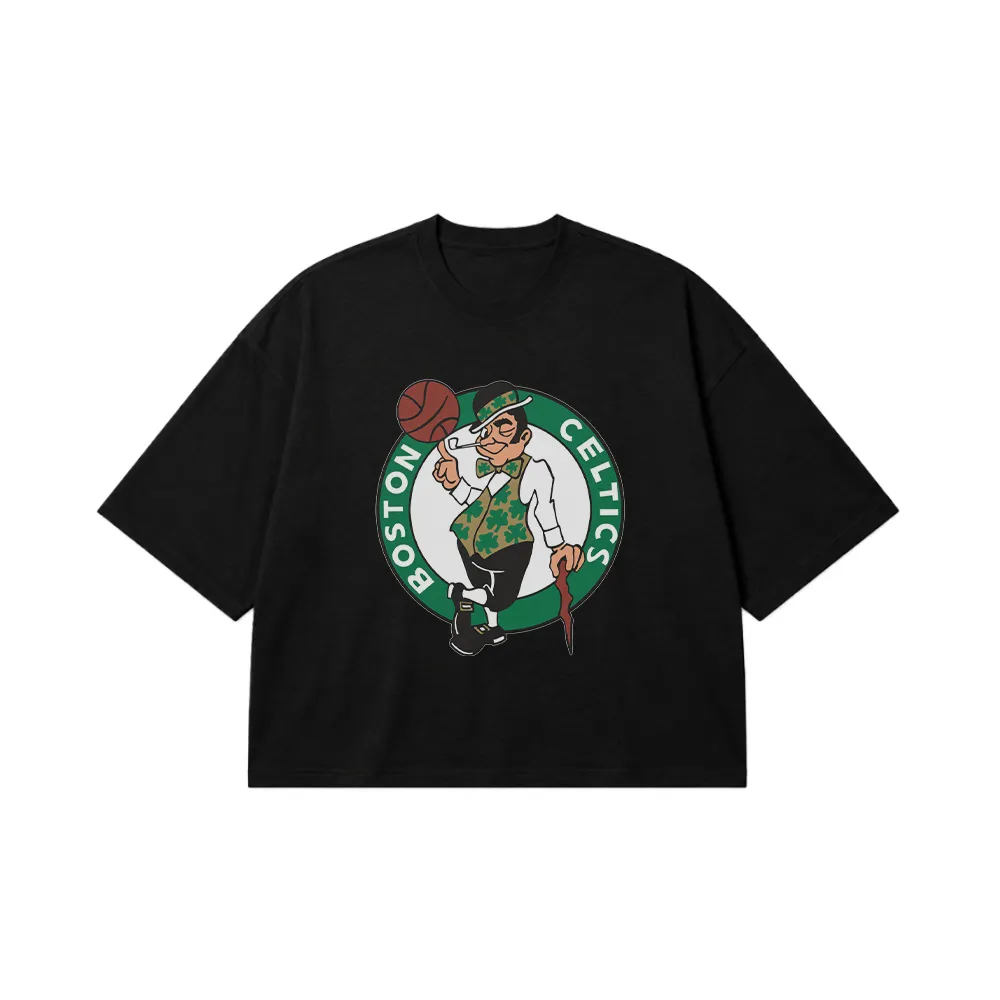 تیشرت باکسی بسکتبال طرح بوستون سلتیکس (Boston Celtics) کد 13683