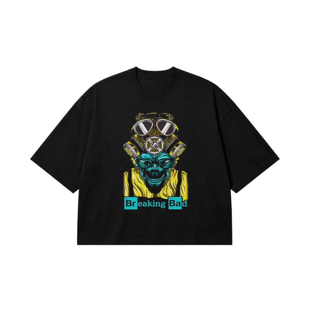 تیشرت باکسی بریکینگ بد طرح ماسک گاز (Breaking Bad) کد 13731