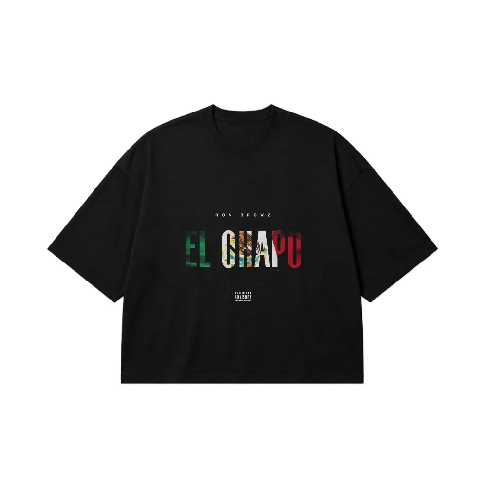 تیشرت باکسی طرح El Chapo تایپوگرافی کد 13989