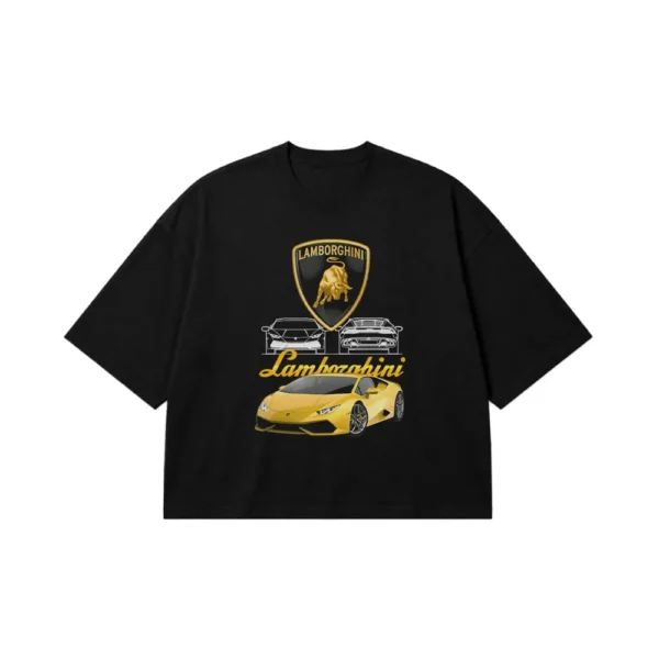تیشرت باکسی لامبورگینی طرح هوراکان (Lamborghini) کد 13996