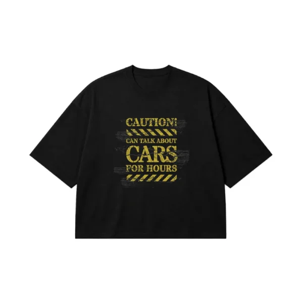 تیشرت باکسی طرح Can Talk About Cars For Hours کد 14231