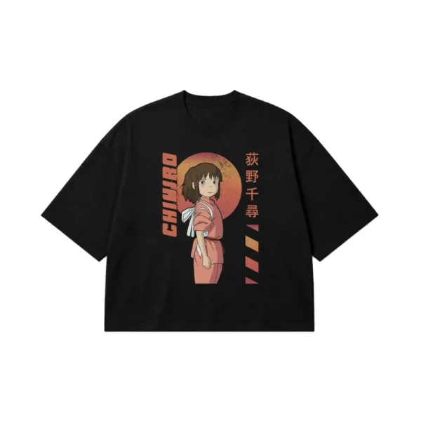 تیشرت باکسی انیمه شیهیرو طرح Spirited Away (Chihiro) کد 14326