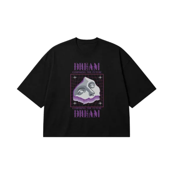 تیشرت باکسی ماسک طرح Dream Composing The Future کد 14525