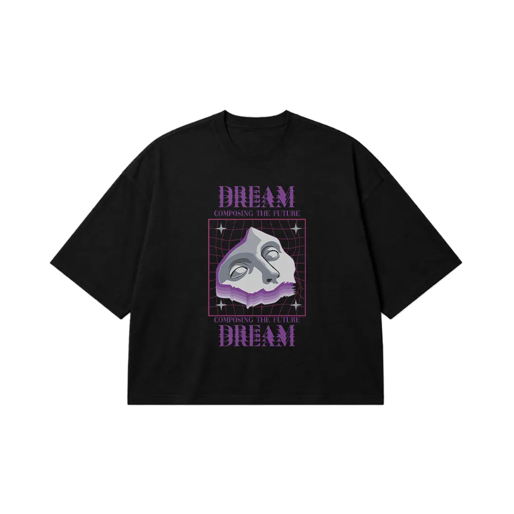 تیشرت باکسی ماسک طرح Dream Composing The Future کد 14525