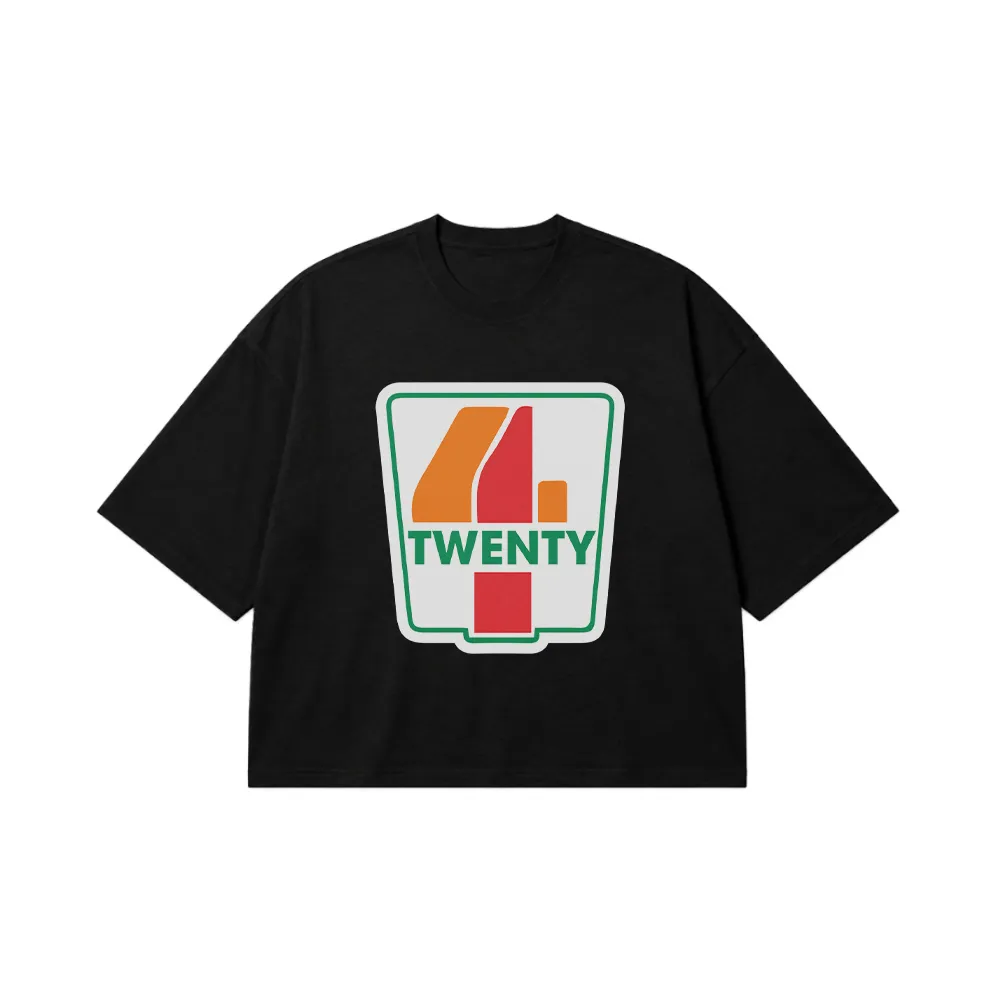 تیشرت باکسی طرح Four Twenty پارودی 7-Eleven کد 14554