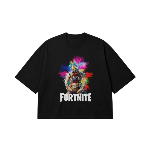 تیشرت باکسی فورتنایت طرح رنگی (Fortnite) کد 14607