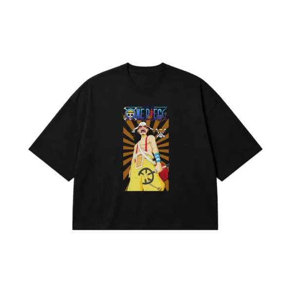 تیشرت باکسی انیمه وان پیس طرح لوفی کوئین (Luffy - One Piece) کد 14753