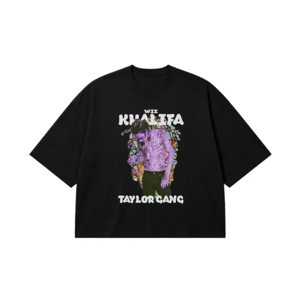 تیشرت باکسی ویز خلیفا طرح Taylor Gang (Wiz Khalifa) کد 14756