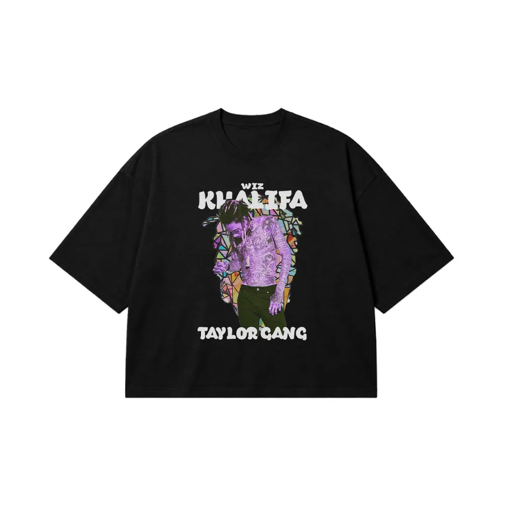 تیشرت باکسی ویز خلیفا طرح Taylor Gang (Wiz Khalifa) کد 14756