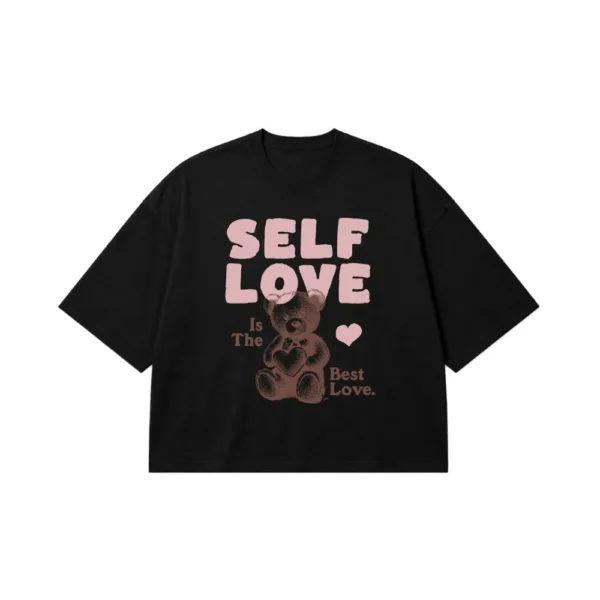 تیشرت باکسی طرح Self Love Is The Best Love کد 14870