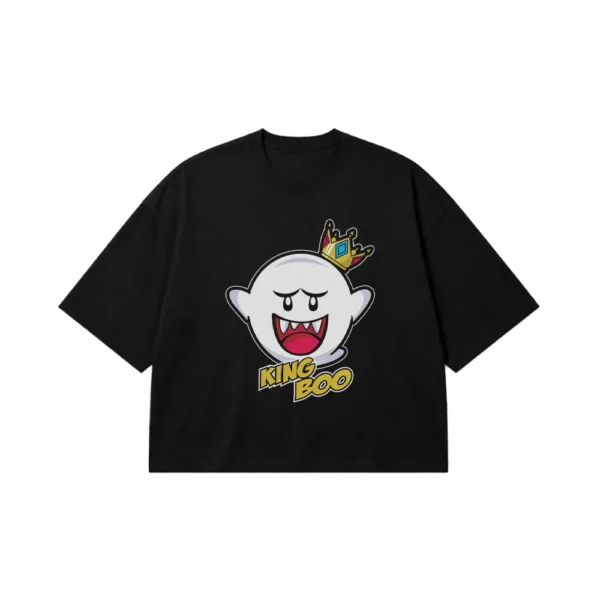 تیشرت باکسی سوپر ماریو طرح کینگ بو (King Boo) کد 1495