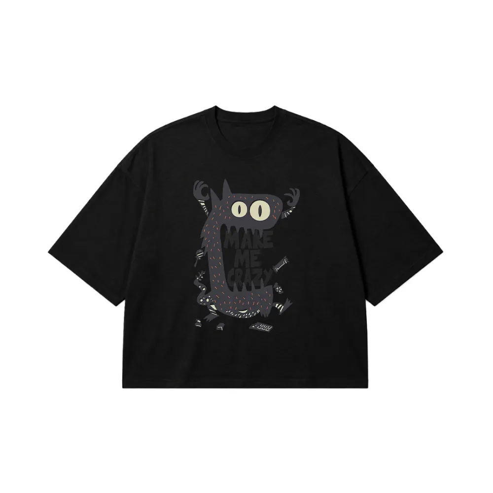 تیشرت باکسی هیولا طرح استریت‌ویر دارک (Dark Monster) کد 15671