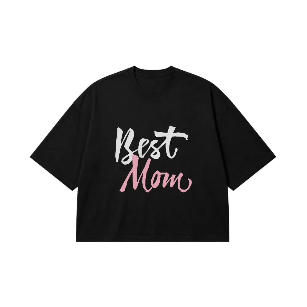 تیشرت باکسی مادر طرح Best Mom کد 16002