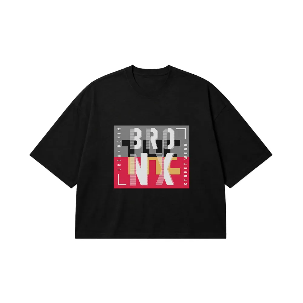 تیشرت باکسی طرح Bronx Street Wear کد 16055