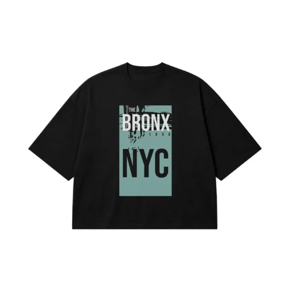 تیشرت باکسی طرح The Bronx NYC کد 16057
