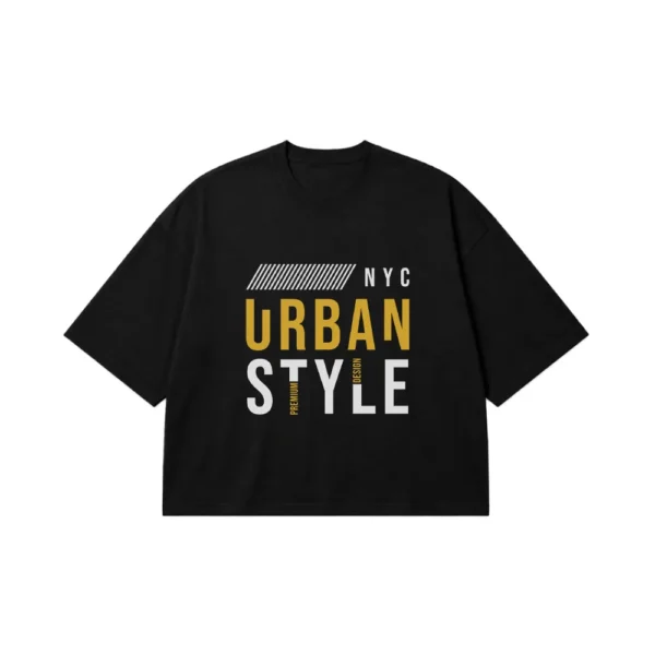 تیشرت باکسی شهری طرح Urban Style NYC کد 16084