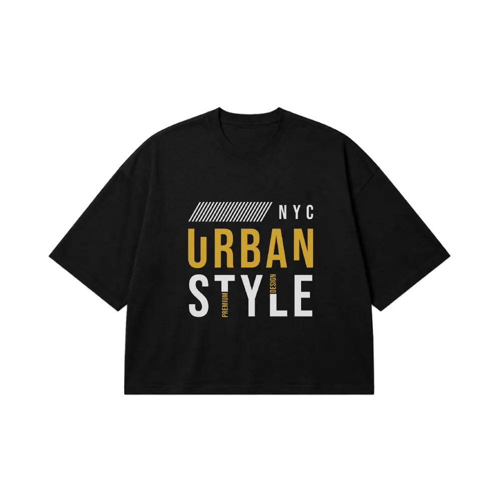 تیشرت باکسی شهری طرح Urban Style NYC کد 16084
