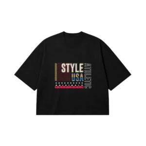 تیشرت باکسی تایپوگرافی Style USA Athletic Originals کد 16127