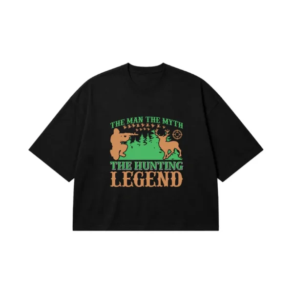 تیشرت باکسی شکار طرح The Hunting Legend کد 16167