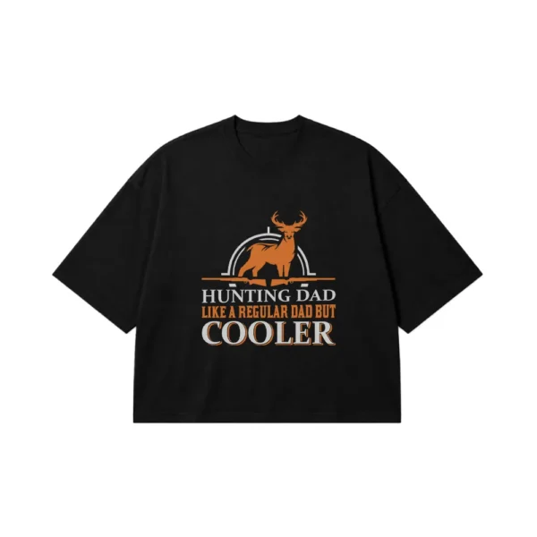 تیشرت باکسی شکار طرح Hunting Dad کد 16174