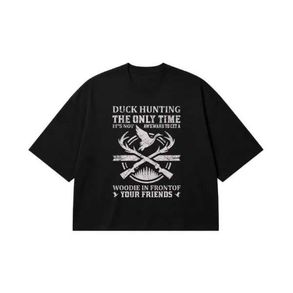 تیشرت باکسی شکار طرح Duck Hunting Woodie کد 16253
