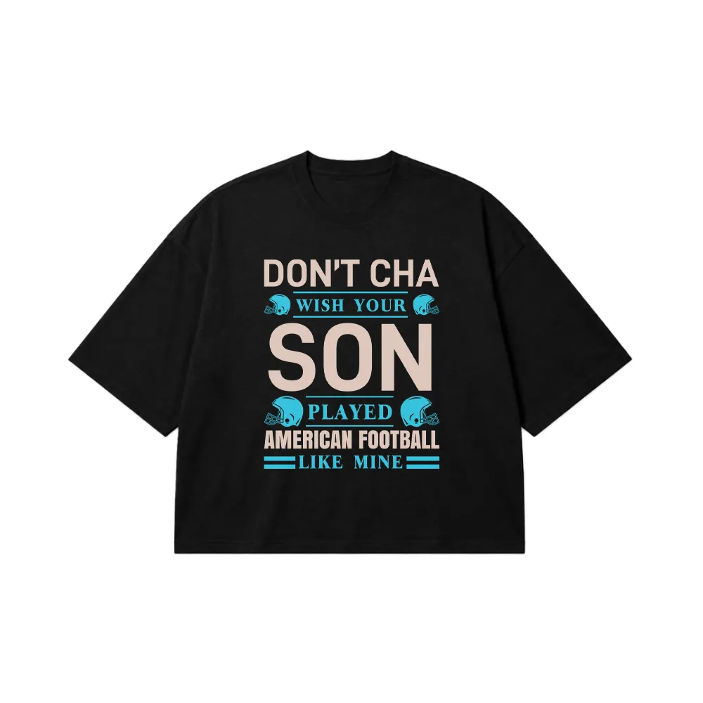 تیشرت باکسی فوتبال آمریکایی طرح Don't Cha کد 16272